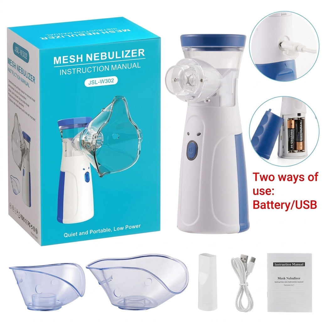Portable Mesh Nebulizer For Kids And Adults